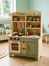 Wooden Kitchen Toy Set